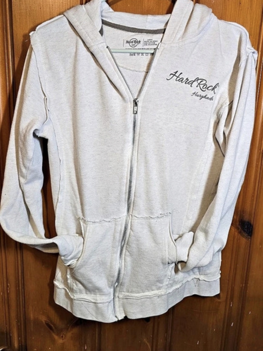 Hard Rock Cafe Hurghada Full-Zip Hoodie Gray